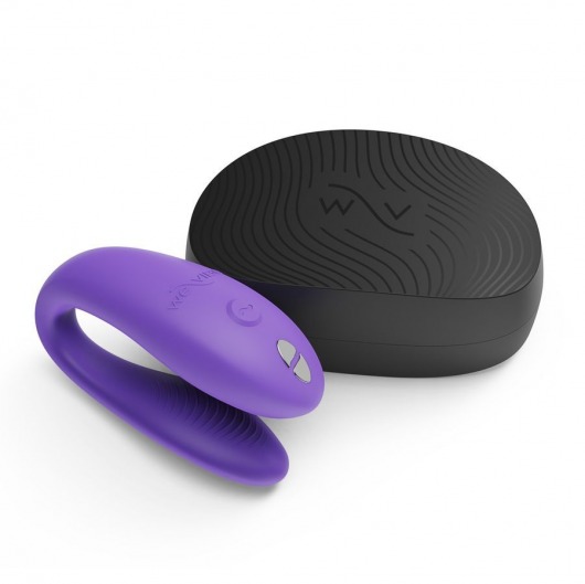 Фиолетовый вибромассажер для пар We-Vibe Sync Go - We-vibe