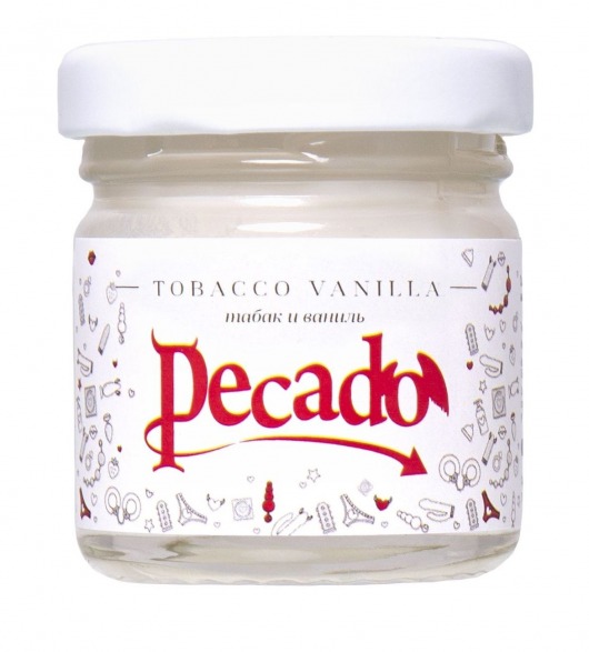 Массажная свеча Tobacco Vanilla - 35 мл. - Pecado - купить с доставкой в Томске