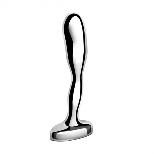 Стальной стимулятор простаты Stainless Steel Prostate Plug - 11,5 см. - b-Vibe - в Томске купить с доставкой