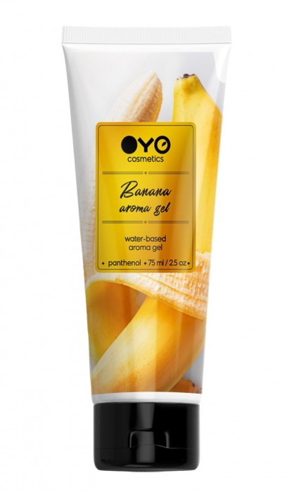 Лубрикант на водной основе OYO Aroma Gel Banana с ароматом банана - 75 мл. - OYO - купить с доставкой в Томске