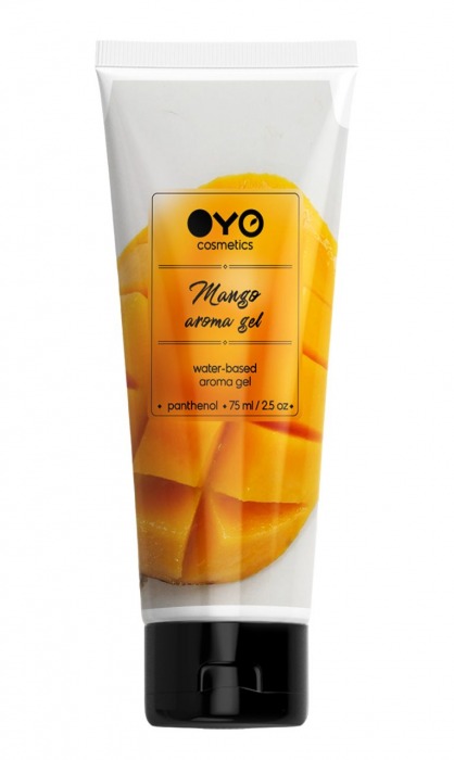 Лубрикант на водной основе OYO Aroma Gel Mango с ароматом манго - 75 мл. - OYO - купить с доставкой в Томске