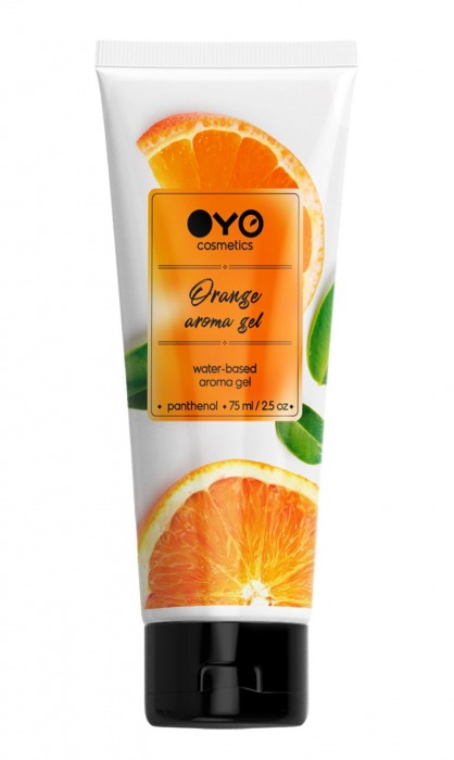 Лубрикант на водной основе OYO Aroma Gel Orange с ароматом апельсина - 75 мл. - OYO - купить с доставкой в Томске