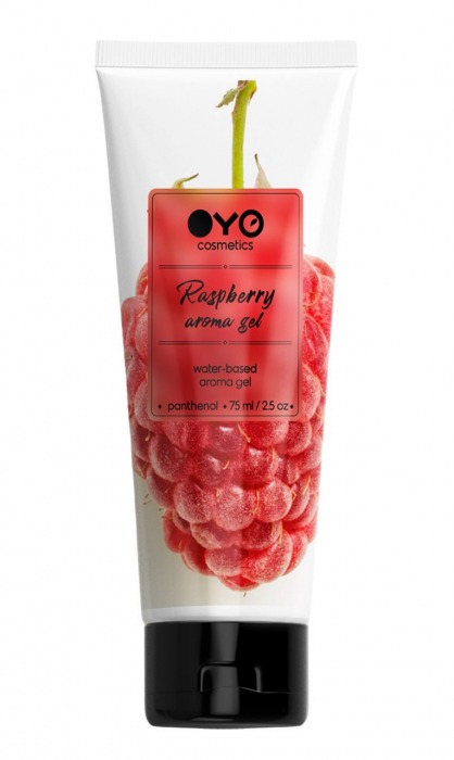 Лубрикант на водной основе OYO Aroma Gel Raspberry с ароматом малины - 75 мл. - OYO - купить с доставкой в Томске