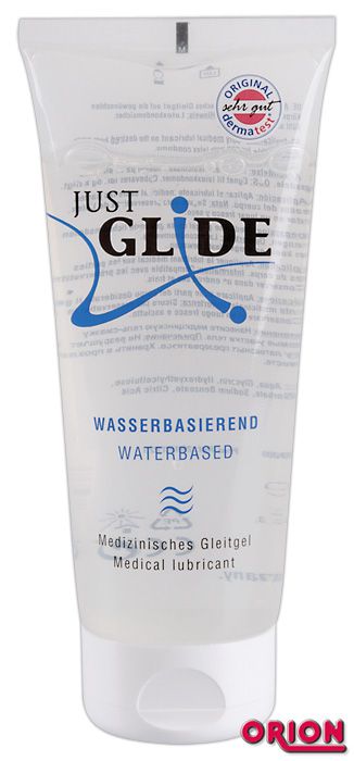 Вагинальная смазка на водной основе JUSTGLIDE - 200 мл. - Orion - купить с доставкой в Томске
