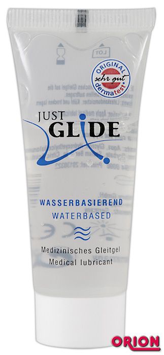 Вагинальная смазка на водной основе JUSTGLIDE - 20 мл. - Orion - купить с доставкой в Томске