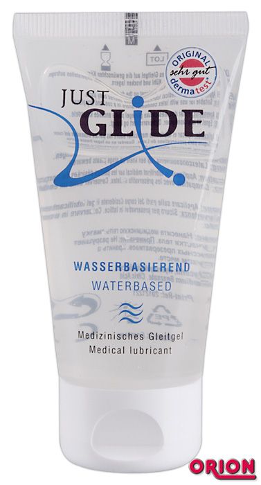 Вагинальная смазка на водной основе JUSTGLIDE - 50 мл. - Orion - купить с доставкой в Томске