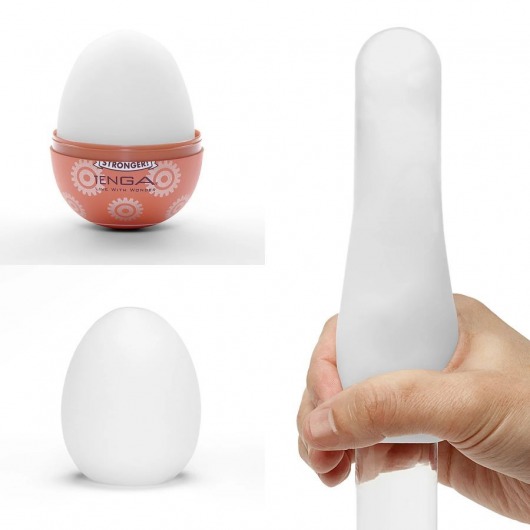 Мастурбатор-яйцо Tenga Egg Gear - Tenga - в Томске купить с доставкой