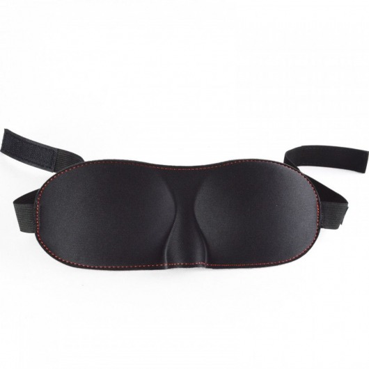 Черная маска на липучке «Комфорт» - Sitabella - купить с доставкой в Томске