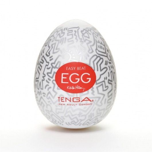 Мастурбатор-яйцо Keith Haring EGG PARTY - Tenga - в Томске купить с доставкой