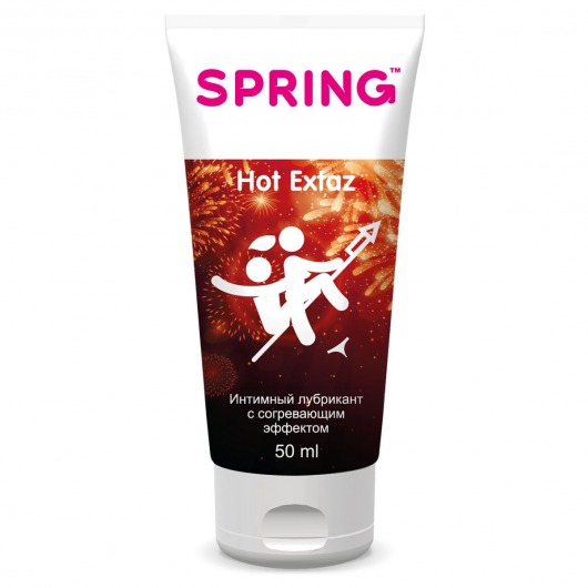 Согревающие интимный лубрикант Spring Hot Extaz - 50 мл. - SPRING - купить с доставкой в Томске