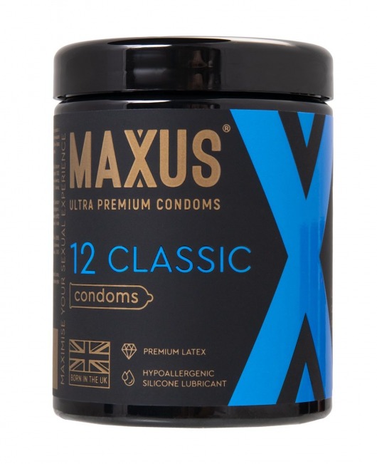 Классические презервативы MAXUS Classic - 12 шт. - Maxus - купить с доставкой в Томске