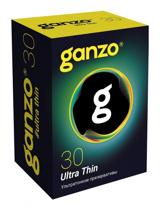 Супертонкие презервативы Ganzo Ultra thin - 30 шт. - Ganzo - купить с доставкой в Томске