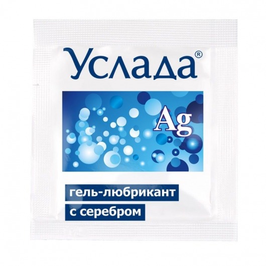 Гель-лубрикант «Услада с серебром» - 3 гр. - Биоритм - купить с доставкой в Томске