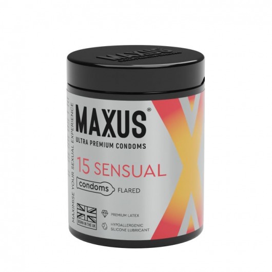 Анатомические презервативы MAXUS Sensual - 15 шт. - Maxus - купить с доставкой в Томске