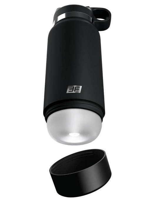 Черный мастурбатор в виде бутылки Fap Flask - Pipedream - в Томске купить с доставкой