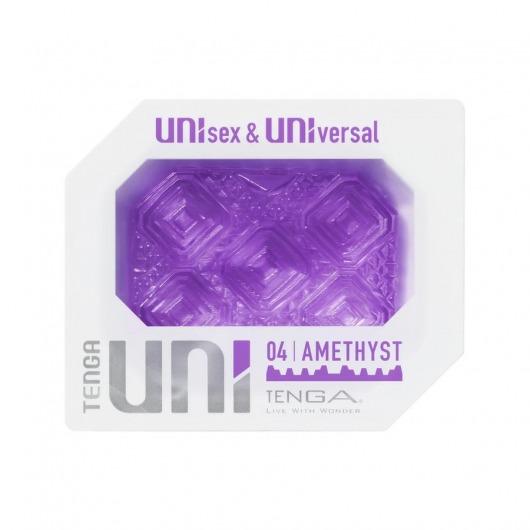 Фиолетовый мастурбатор-стимулятор Tenga Uni Amethyst - Tenga - в Томске купить с доставкой