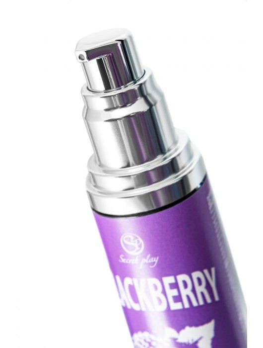 Массажное масло 2-в-1 Blackberry Hot Effect с разогревающим эффектом и вкусом ежевики - 50 мл. - Secret Play - купить с доставкой в Томске