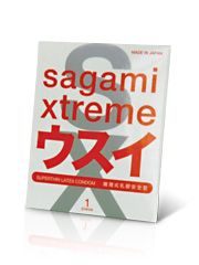 Ультратонкий презерватив Sagami Xtreme SUPERTHIN - 1 шт. - Sagami - купить с доставкой в Томске