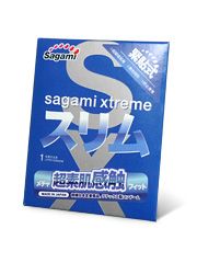 Презерватив Sagami Xtreme FEEL FIT 3D - 1 шт. - Sagami - купить с доставкой в Томске