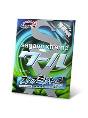Презерватив Sagami Xtreme Mint с ароматом мяты - 1 шт. - Sagami - купить с доставкой в Томске Презерватив Sagami Xtreme Mint с ароматом мяты - 1 шт. - Sagami - купить с доставкой в Томске