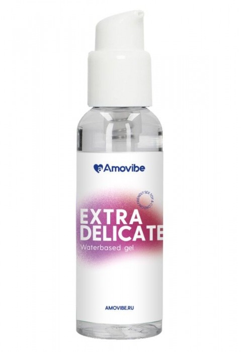 Гель на водной основе Amovibe Extra Delicate - 100 мл. - Amovibe - купить с доставкой в Томске