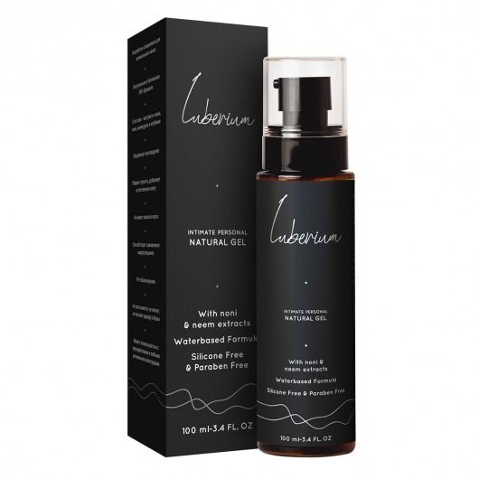 Интимный гель на водной основе с экстрактами нони и нима Luberium Natural Gel - 100 мл. - Luberium - купить с доставкой в Томске