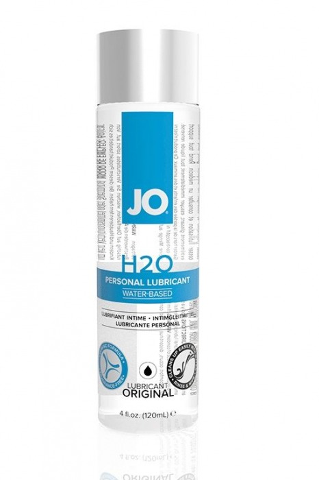 Нейтральный лубрикант на водной основе JO Personal Lubricant H2O - 120 мл. - System JO - купить с доставкой в Томске Нейтральный лубрикант на водной основе JO Personal Lubricant H2O - 120 мл. - System JO - купить с доставкой в Томске