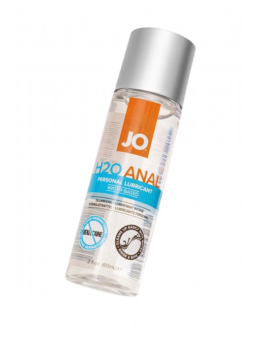 Анальный лубрикант на водной основе JO Anal H2O - 60 мл. - System JO - купить с доставкой в Томске