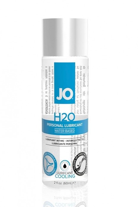 Охлаждающий лубрикант на водной основе JO Personal Lubricant H2O COOLING - 60 мл. - System JO - купить с доставкой в Томске Охлаждающий лубрикант на водной основе JO Personal Lubricant H2O COOLING - 60 мл. - System JO - купить с доставкой в Томске