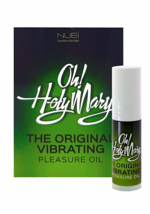 Масло унисекс с эффектом вибрации Oh! Holy Mary - 6 мл. - Nuei cosmetics - купить с доставкой в Томске