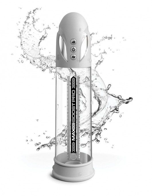 Белая вакуумная автоматическая помпа Max Boost Pro Flow - Pipedream - в Томске купить с доставкой