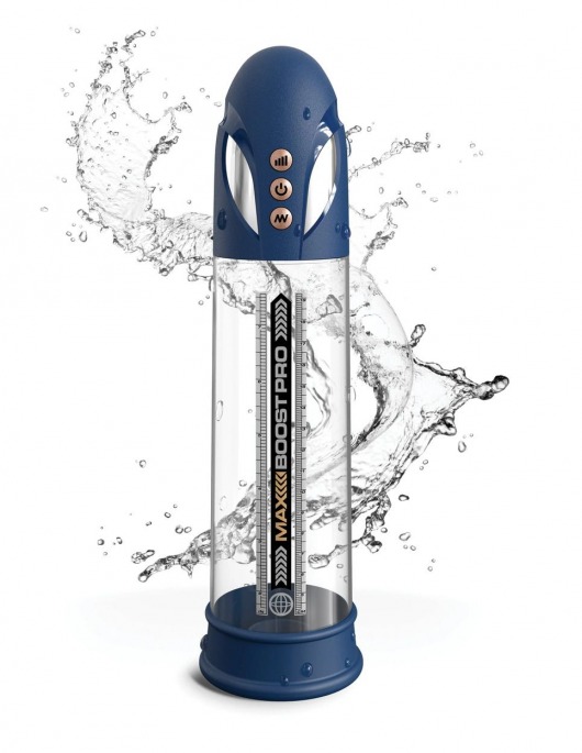 Синяя вакуумная автоматическая помпа Max Boost Pro Flow - Pipedream - в Томске купить с доставкой