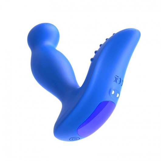 Синий вибромассажер простаты 3,5’’ P-spot Massager - 12,5 см. - Erokay - в Томске купить с доставкой