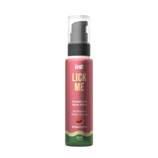 Гель Lick Me с согревающим эффектом и ароматом арбуза - 50 мл. - INTT - купить с доставкой в Томске