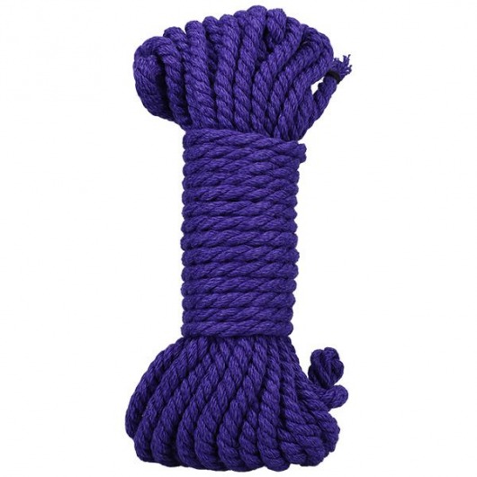 Фиолетовая верёвка для связывания и фиксации Bind Tie - 9,14 м. - Doc Johnson - купить с доставкой в Томске