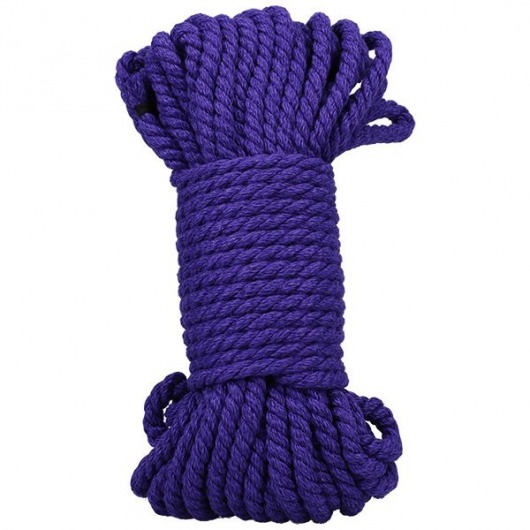 Фиолетовая верёвка для связывания и фиксации Bind Tie - 15,24 м. - Doc Johnson - купить с доставкой в Томске