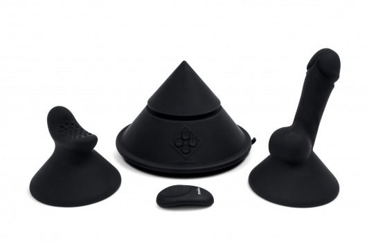Конусный вибромассажер Cowgirl Cone с 2 насадками - CowGirl - купить с доставкой в Томске