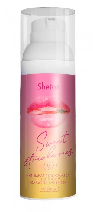 Интимная гель-смазка Shefox Premium «Сладкая клубника» - 50 мл. - Shefox - купить с доставкой в Томске