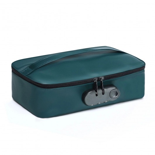 Зеленая сумочка для хранения игрушек Discreet Box - Dorcel - купить с доставкой в Томске