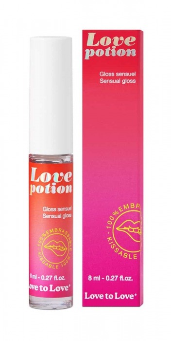 Возбуждающий блеск для губ Love Potion - 8 мл. - Love to Love - купить с доставкой в Томске