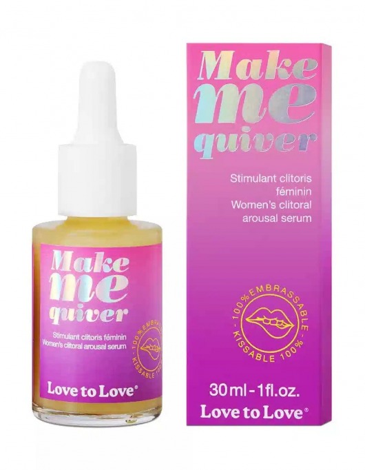 Возбуждающие капли для клитора Make Me Quiver - 30 мл. - Love to Love - купить с доставкой в Томске