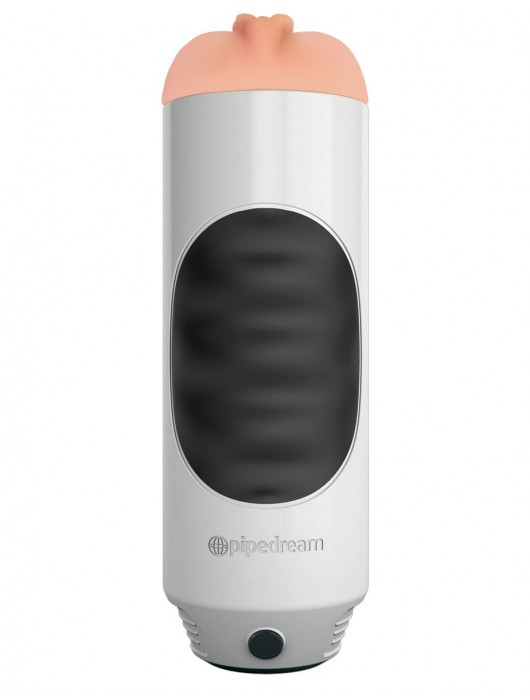 Мастурбатор-вагина Extreme Toyz Mega Grip Vibrating Stroker Mouth - Pipedream - в Томске купить с доставкой