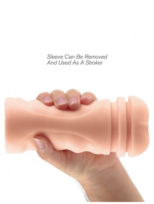 Мастурбатор-вагина Extreme Toyz Mega Grip Vibrating Stroker Mouth - Pipedream - в Томске купить с доставкой