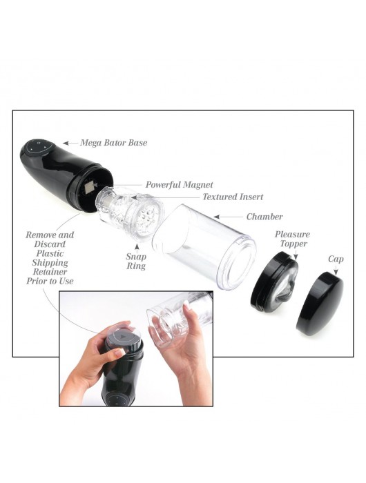 Перезаряжаемый мастурбатор-вагина с держателем для мобильных устройств Extreme Toyz Me - Pipedream - в Томске купить с доставкой