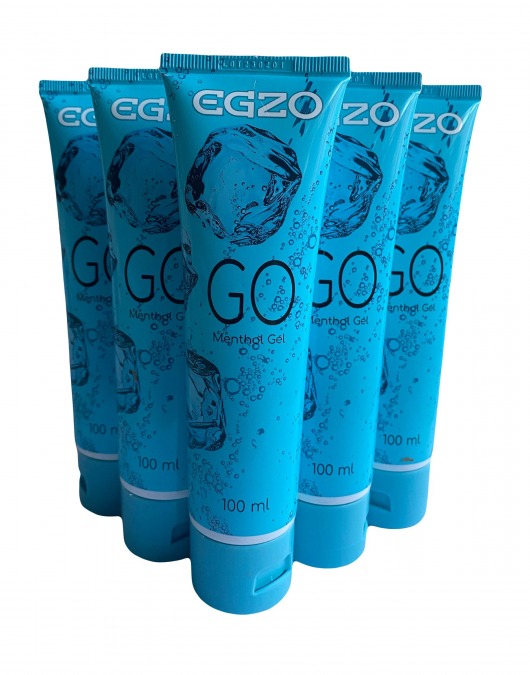 Набор из 5 пролонгирующих лубрикантов на водной основе Egzo Go (по 100 мл.) - EGZO - купить с доставкой в Томске