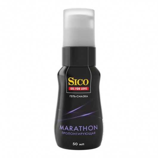 Пролонгирующая гель-смазка Sico Marathon - 50 мл. - Sico - купить с доставкой в Томске