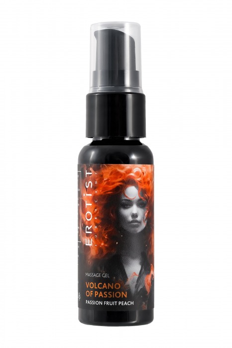 Гель с эффектом вибрации Volcano Of Passion со вкусом персика и маракуйи - 25 мл. - Erotist Lubricants - купить с доставкой в Томске