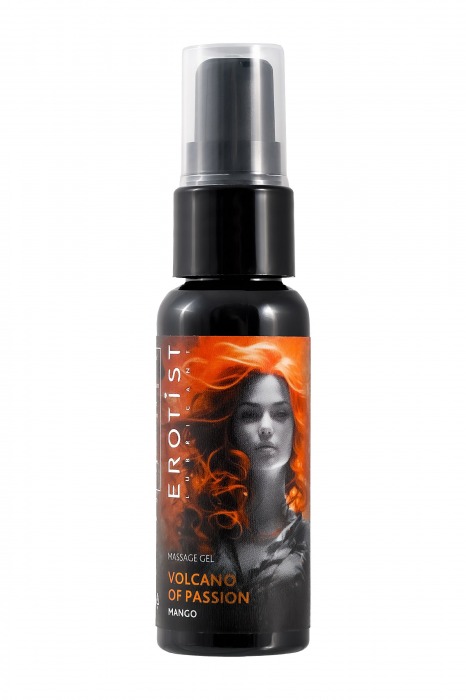 Гель с эффектом вибрации Volcano Of Passion со вкусом манго - 25 мл. - Erotist Lubricants - купить с доставкой в Томске