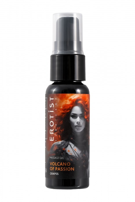 Гель с эффектом вибрации Volcano Of Passion со вкусом винограда - 25 мл. - Erotist Lubricants - купить с доставкой в Томске