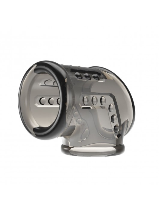 Дымчатая насадка на пенис и мошонку - Baile - в Томске купить с доставкой